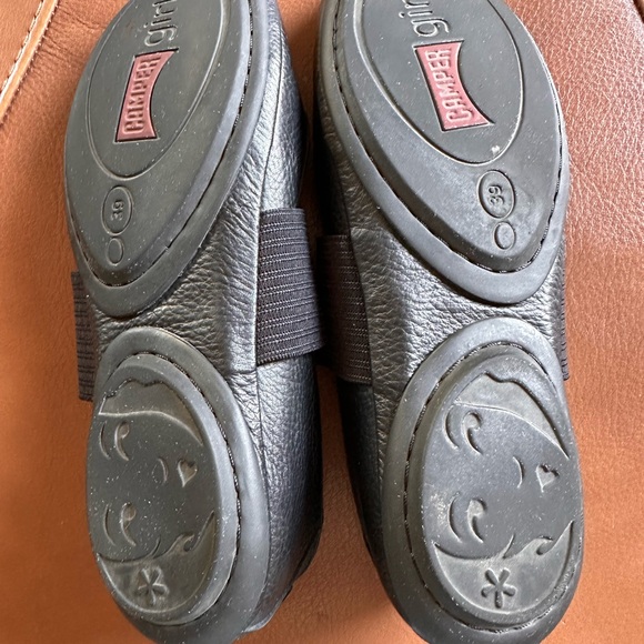 Camper Right Nina Ballerina Flats Black Leather Size 39 - Picture 5 of 5